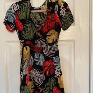 Cute black and floral dress